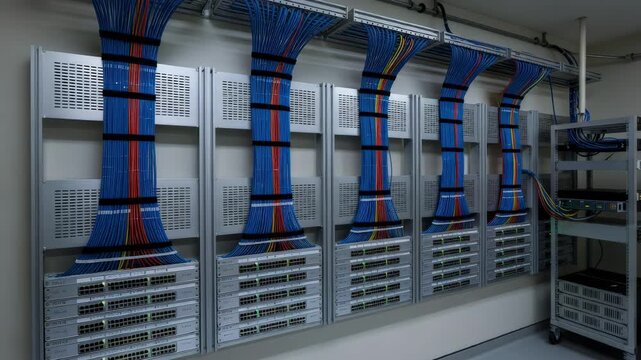 Cabling wall